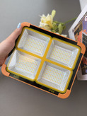 چراغ خورشیدی سولار Solar LED Light اورجینال با 288 لامپ LED و 4 باتری ضدآب برای کمپینگ و فضای باز