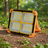 چراغ خورشیدی سولار Solar LED Light اورجینال با 288 لامپ LED و 4 باتری ضدآب برای کمپینگ و فضای باز